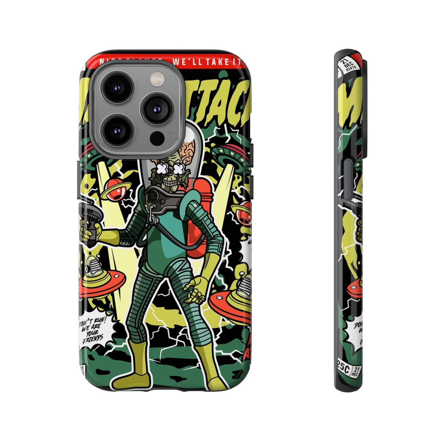 Mars Attack Comic Phone Case