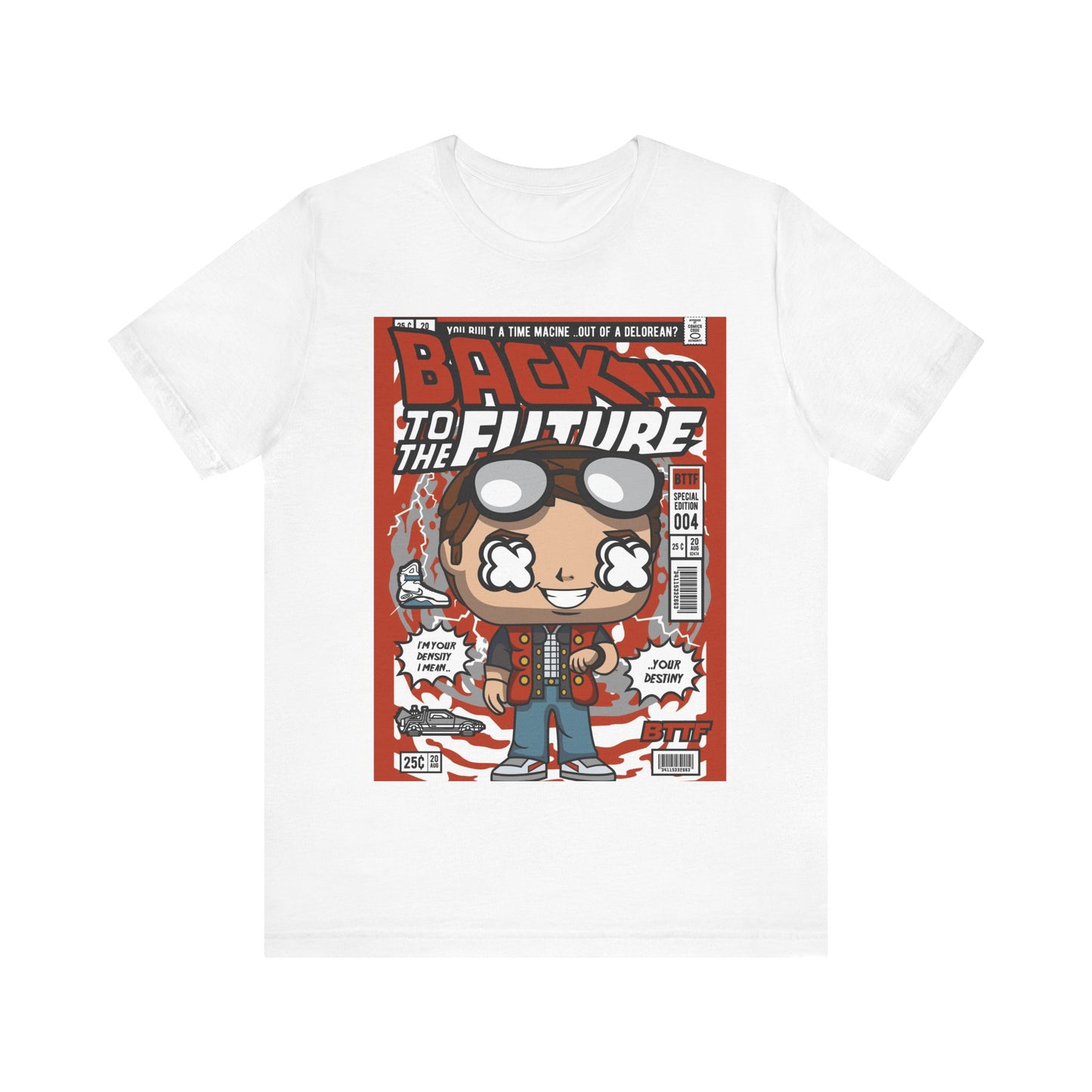 Marty Mcfly Comic T Shirt