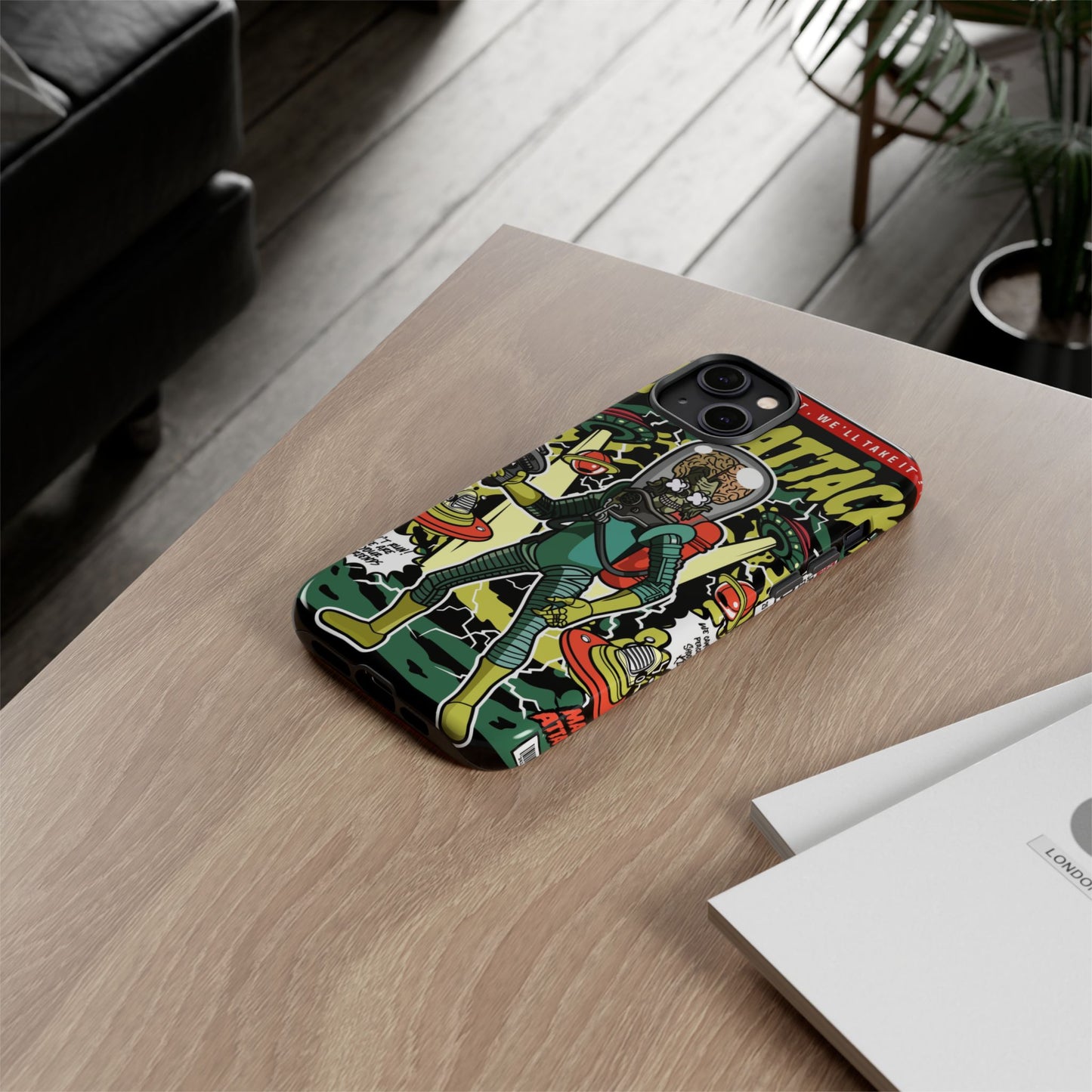 Mars Attack Comic Phone Case