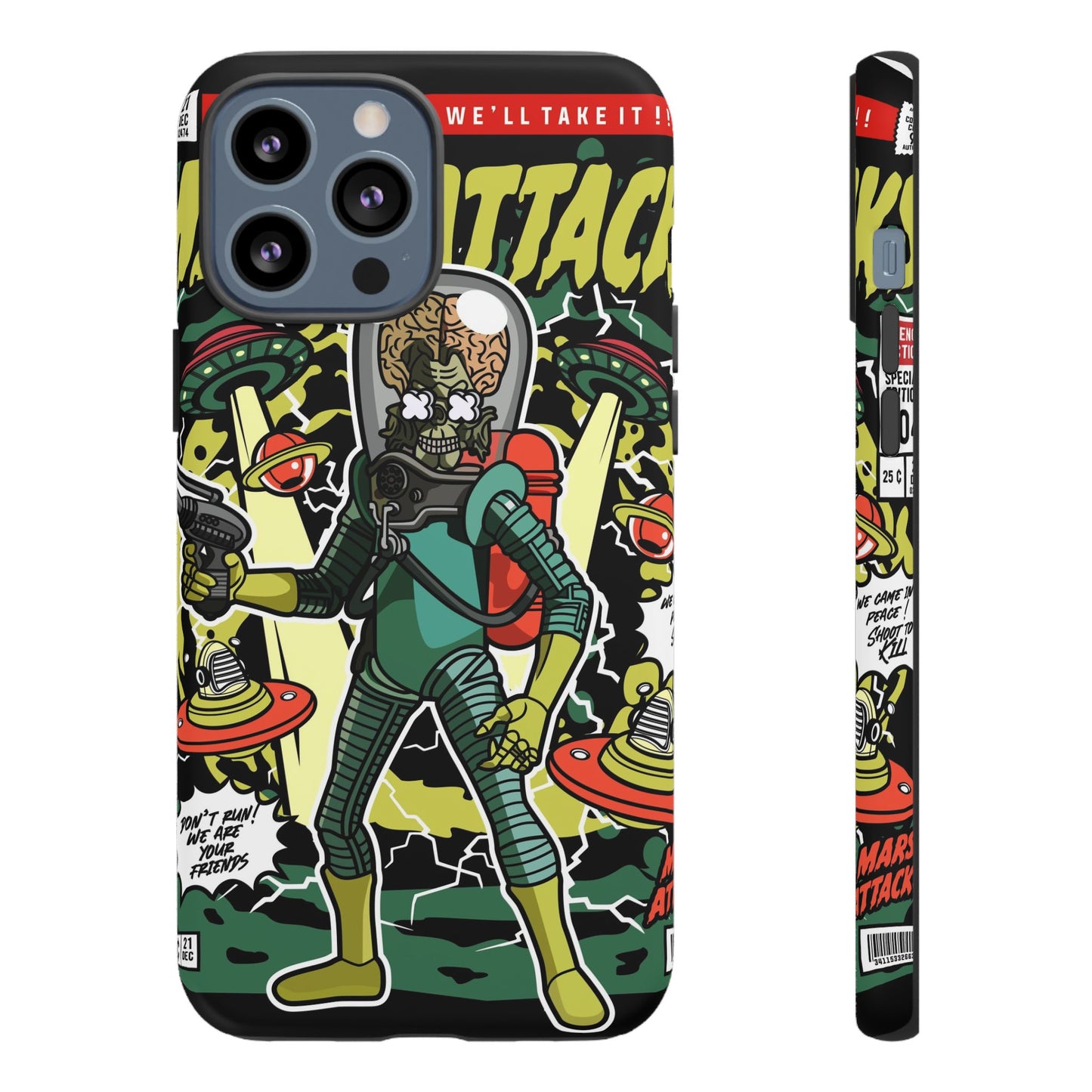 Mars Attack Comic Phone Case