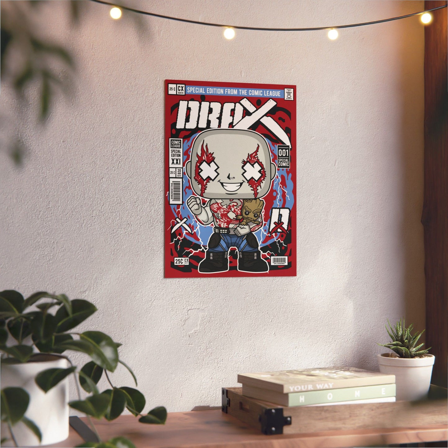 Drax Metal Poster