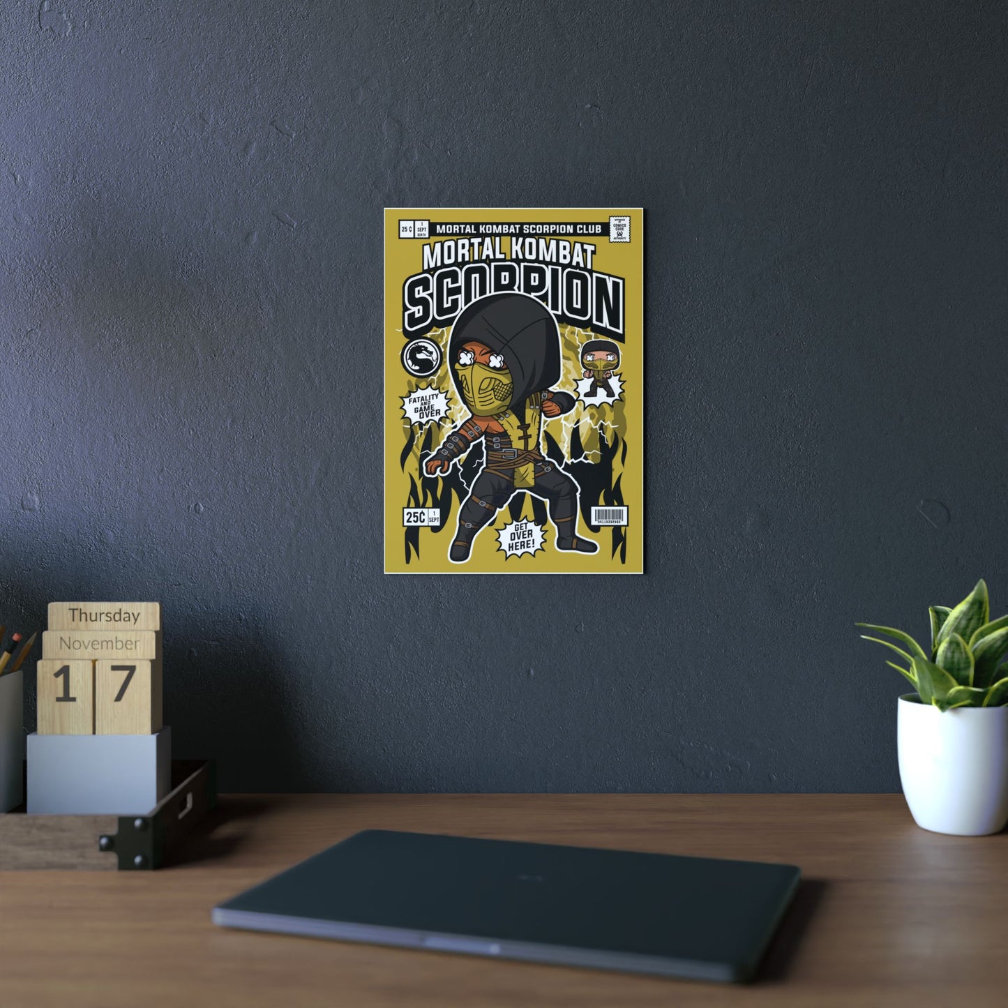 Scorpion Metal Poster