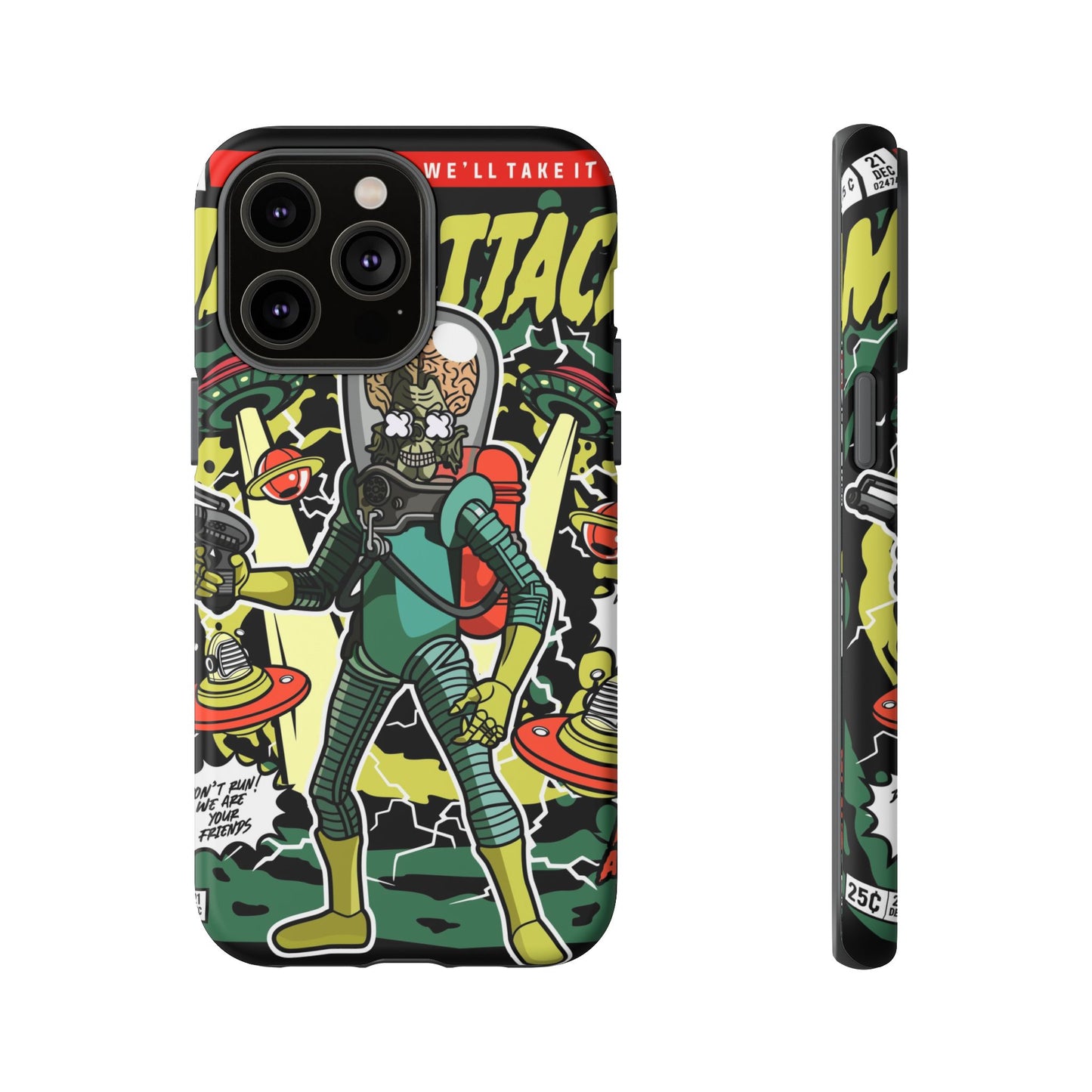 Mars Attack Comic Phone Case