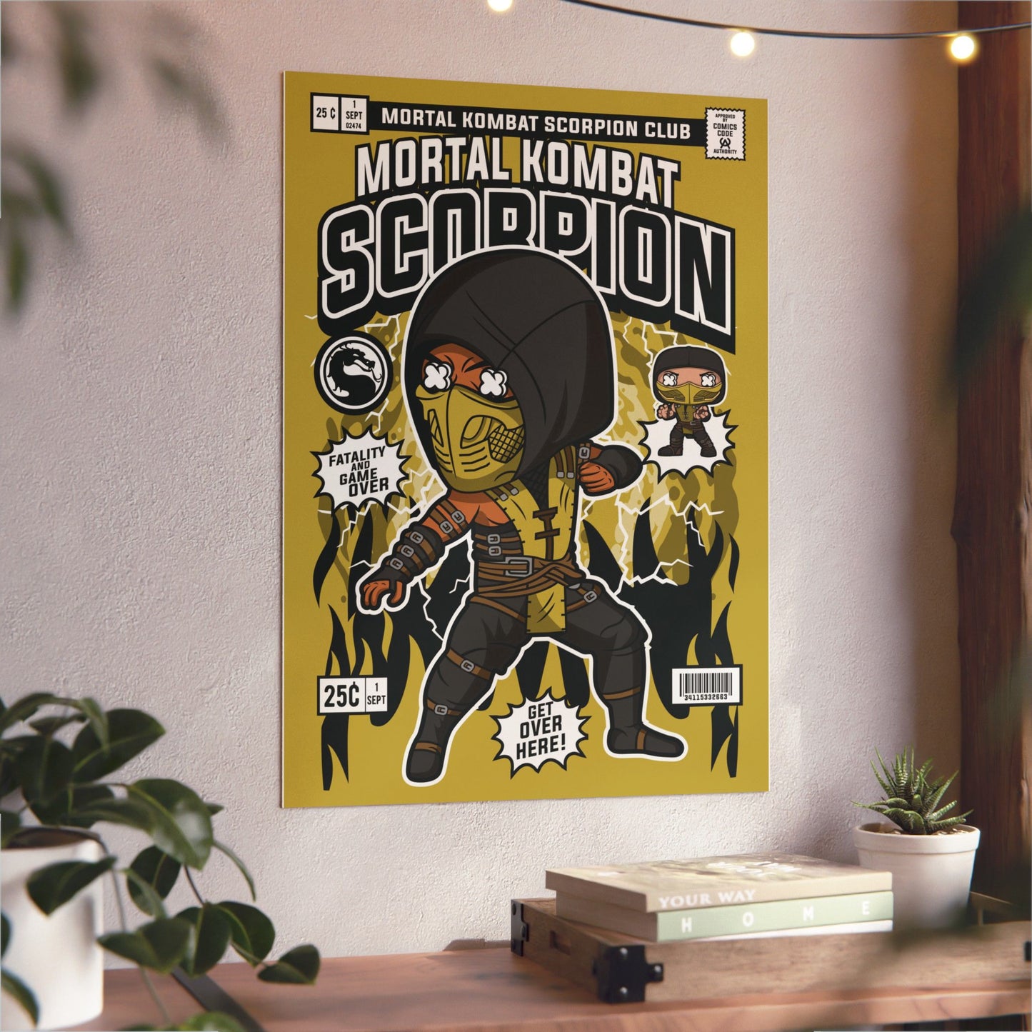 Scorpion Metal Poster