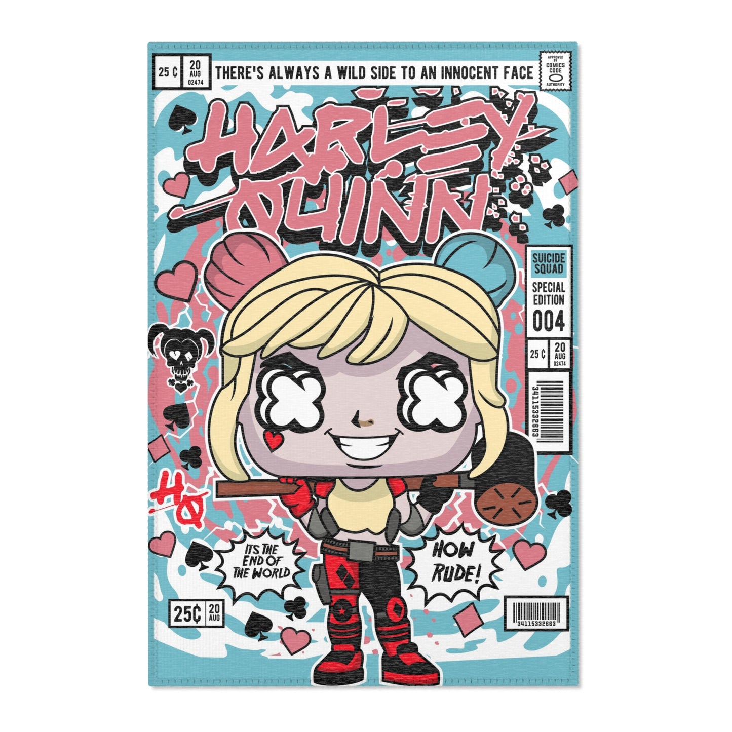 Harley Quinn Rug