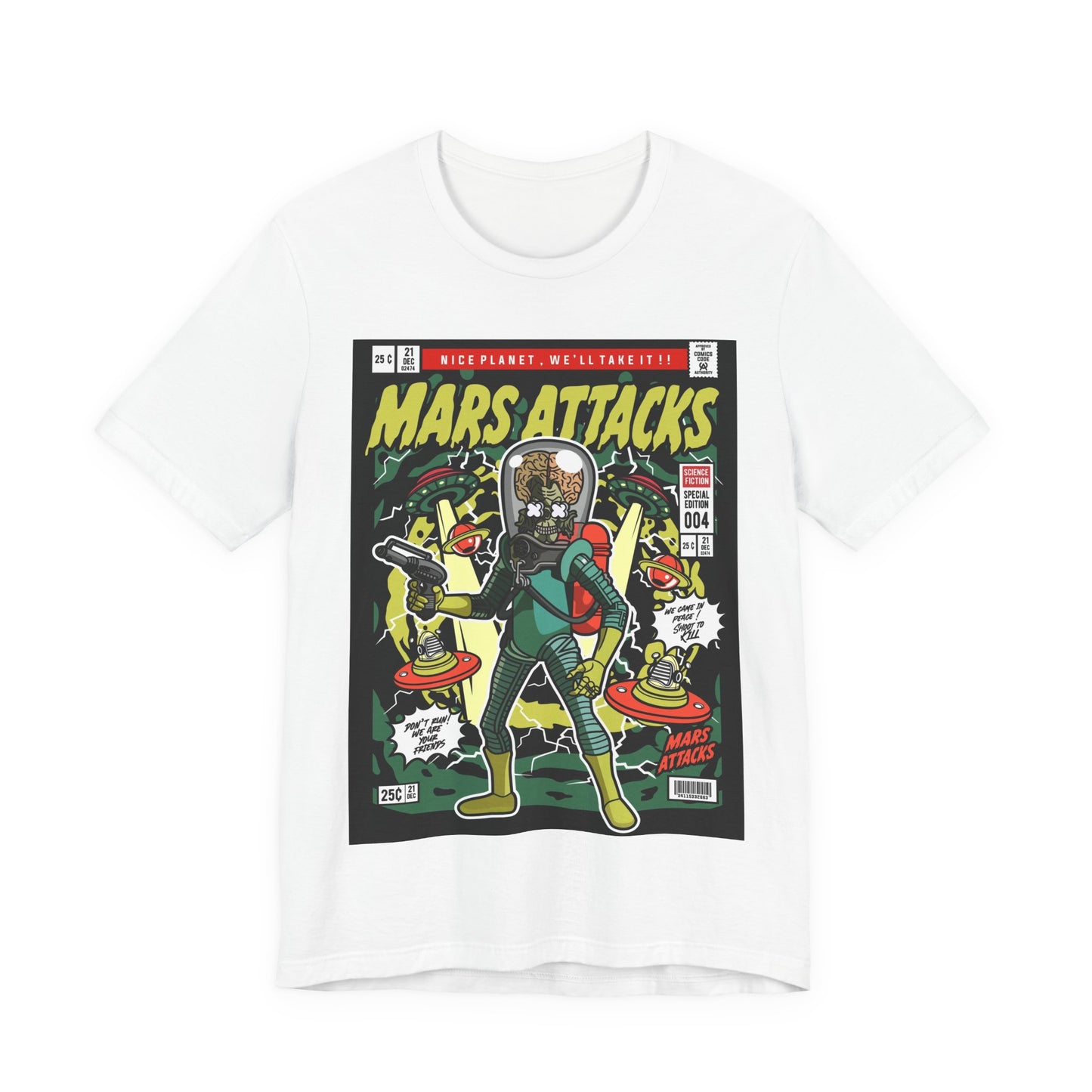 Mars Attack Comic T Shirt
