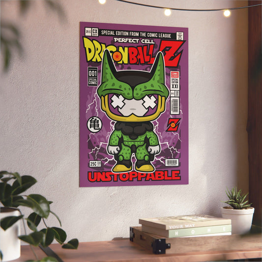 Perfect Cell Metal Poster