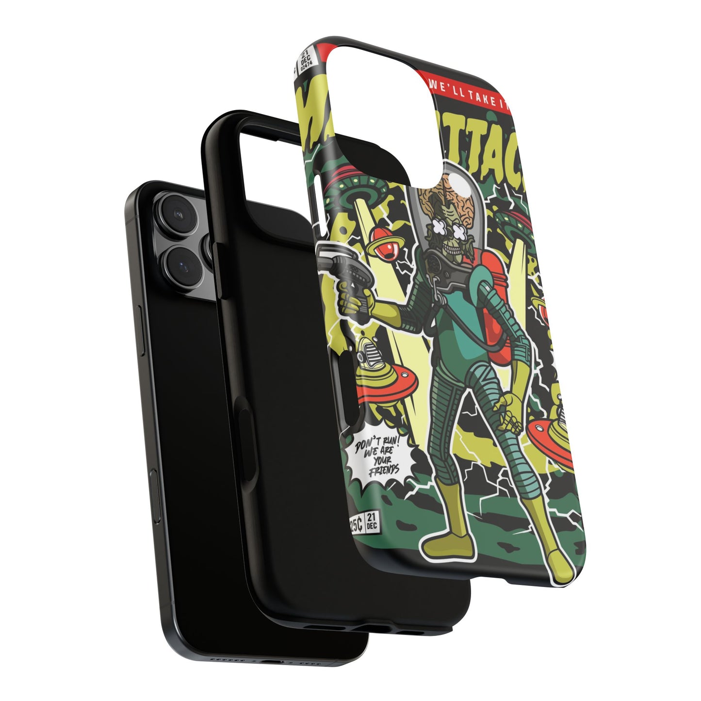 Mars Attack Comic Phone Case