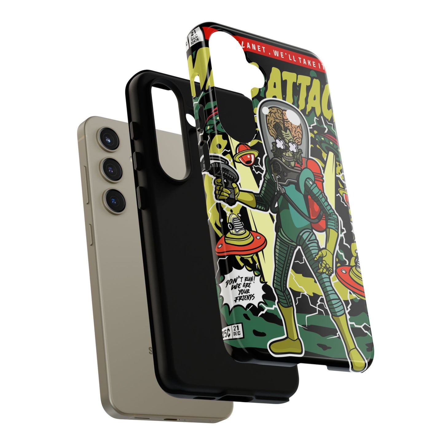 Mars Attack Comic Phone Case