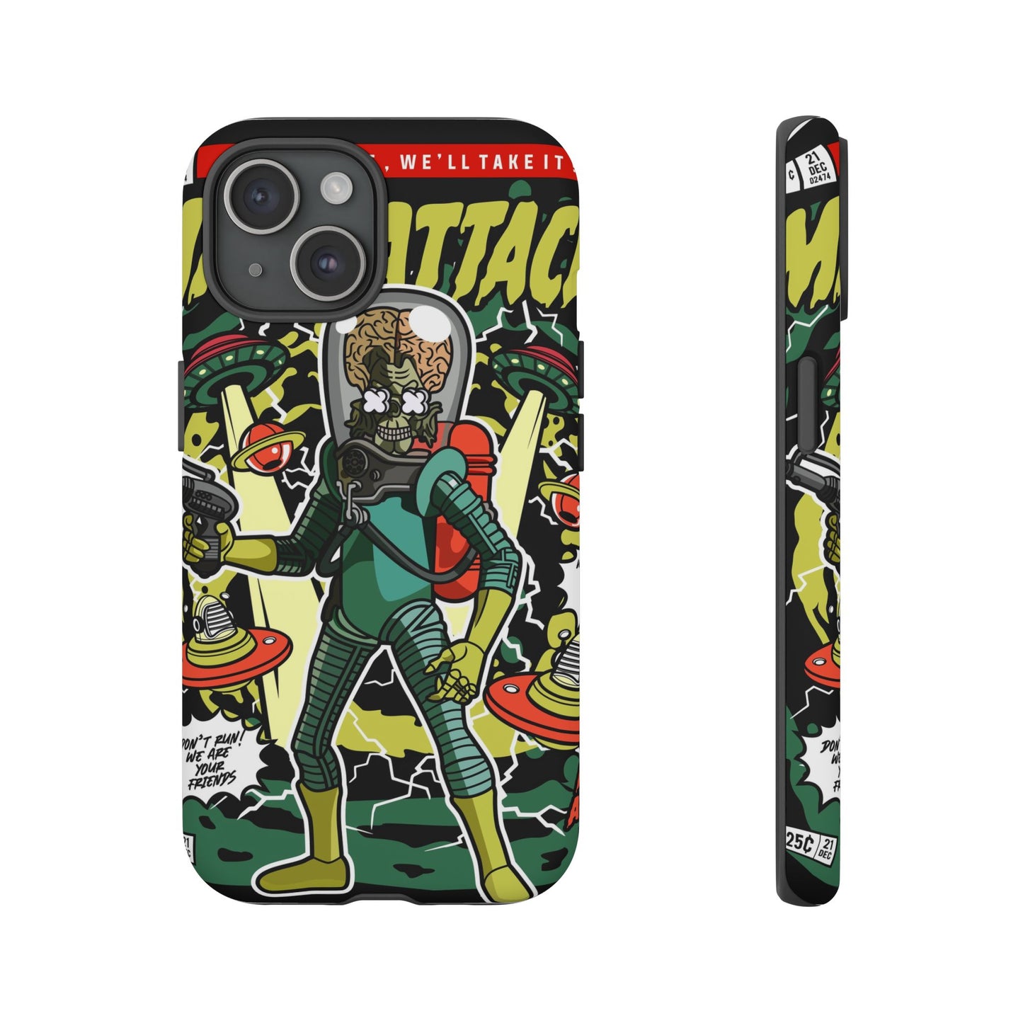Mars Attack Comic Phone Case