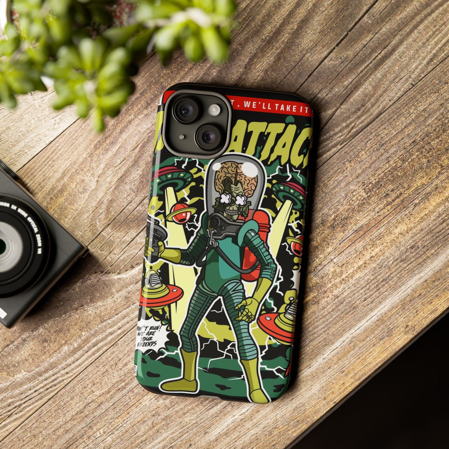Mars Attack Comic Phone Case