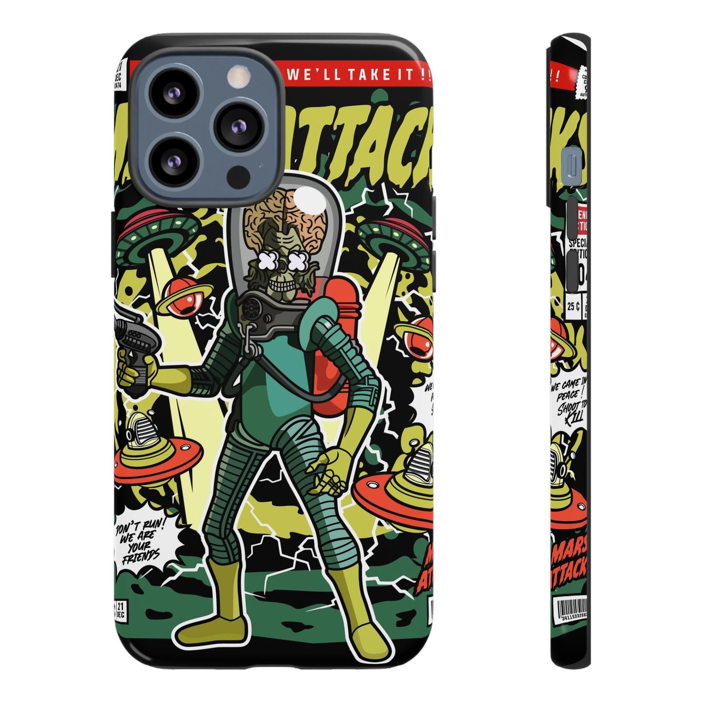 Mars Attack Comic Phone Case