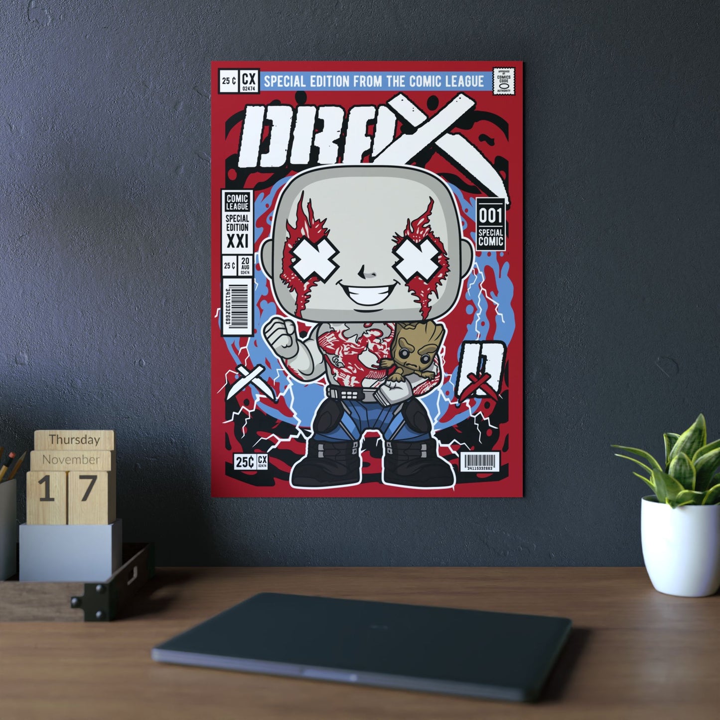 Drax Metal Poster