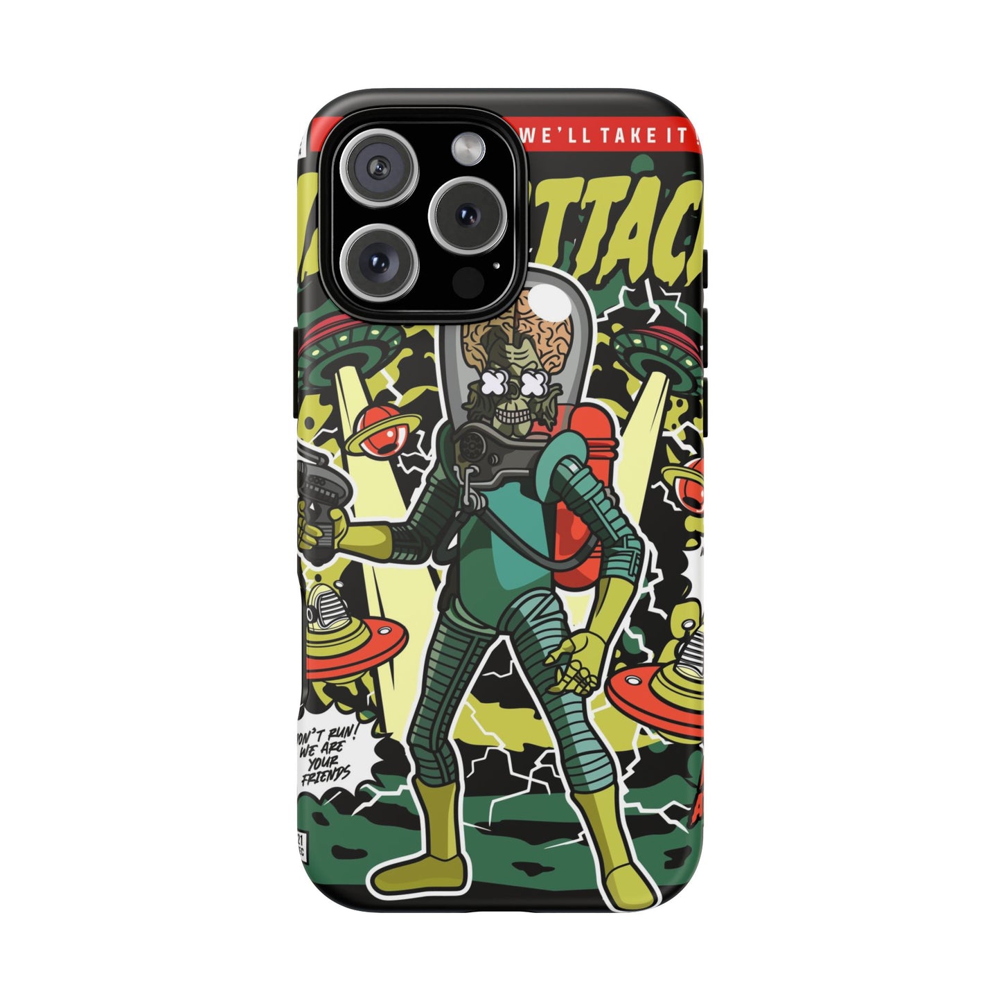 Mars Attack Comic Phone Case