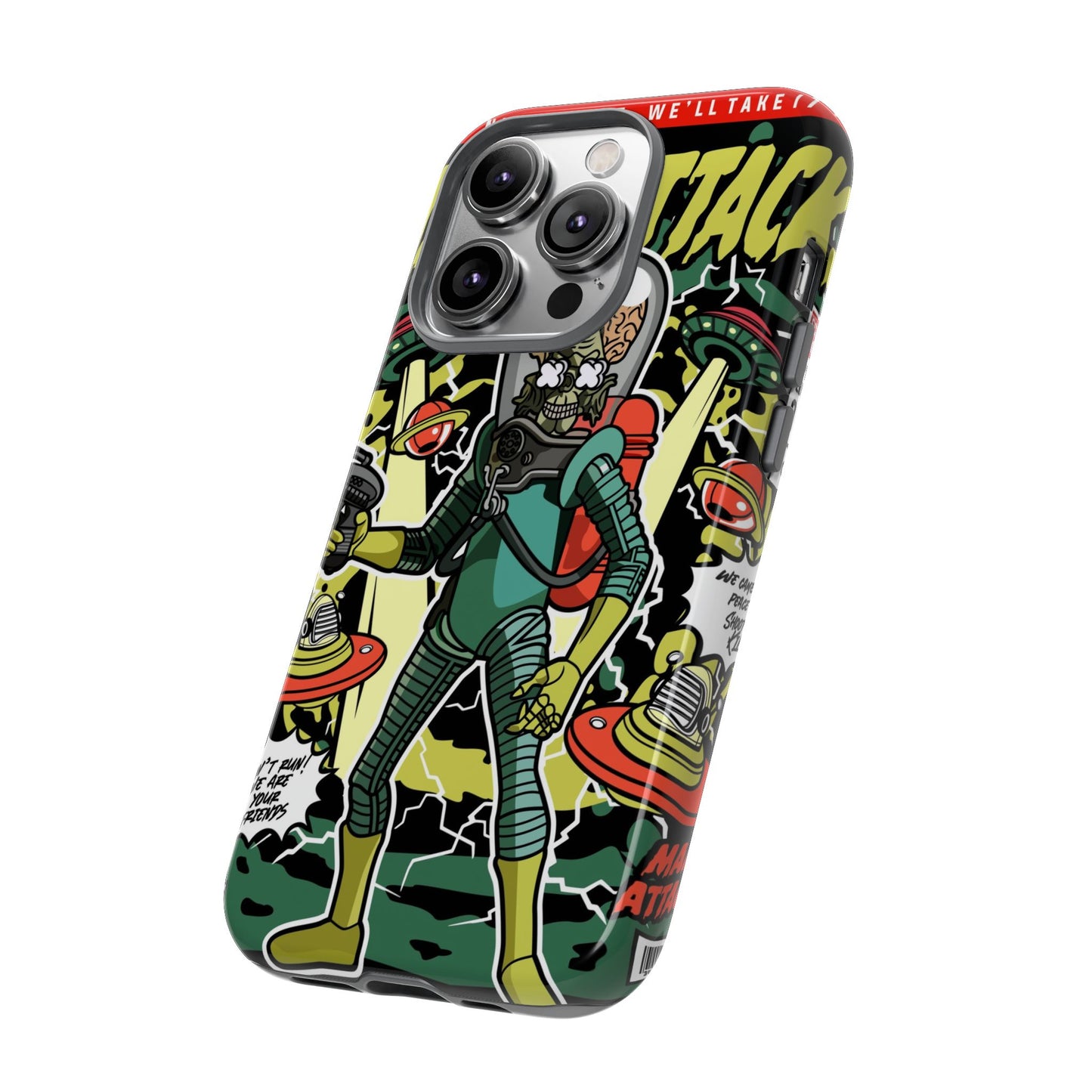 Mars Attack Comic Phone Case