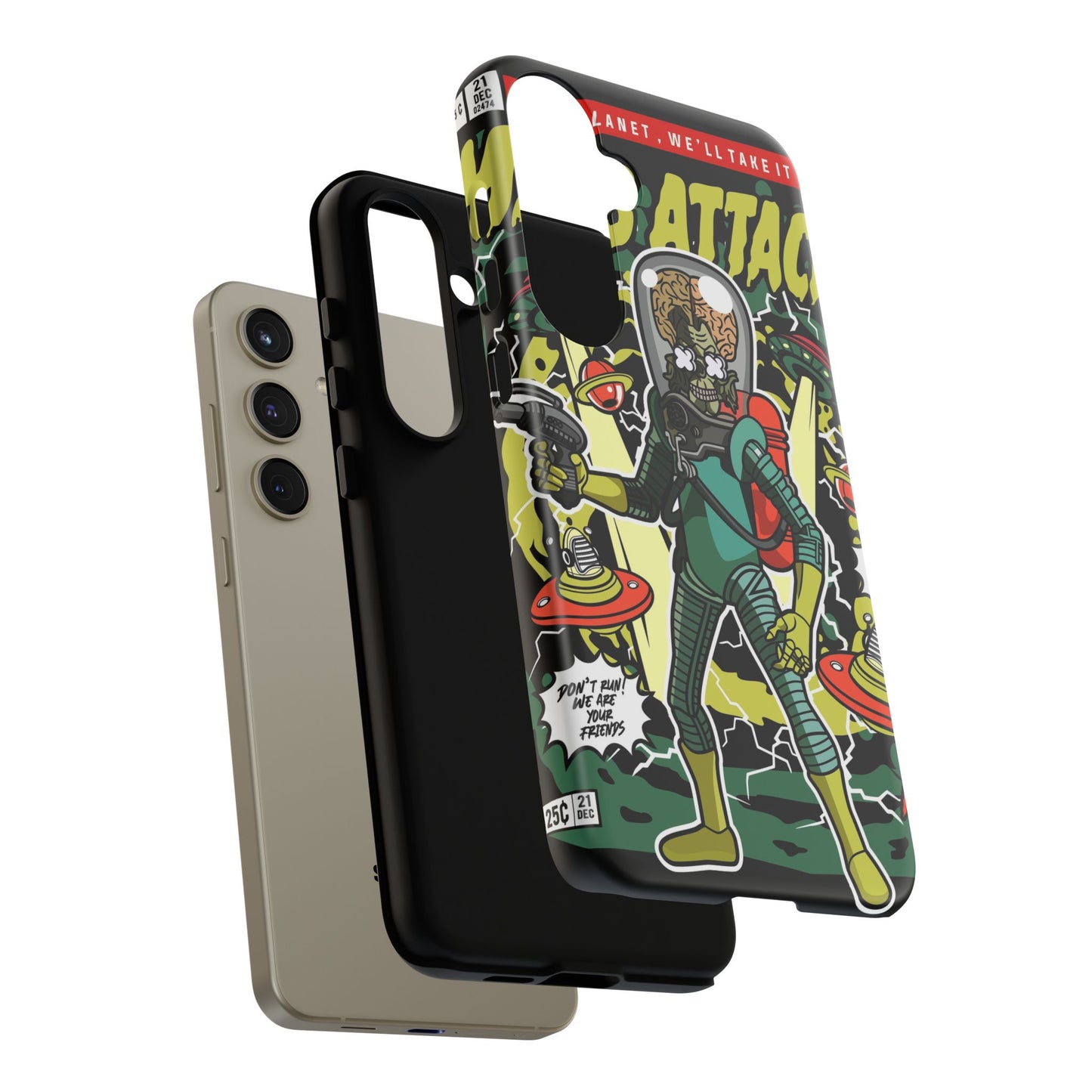 Mars Attack Comic Phone Case