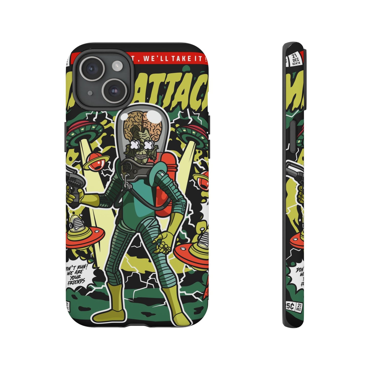 Mars Attack Comic Phone Case