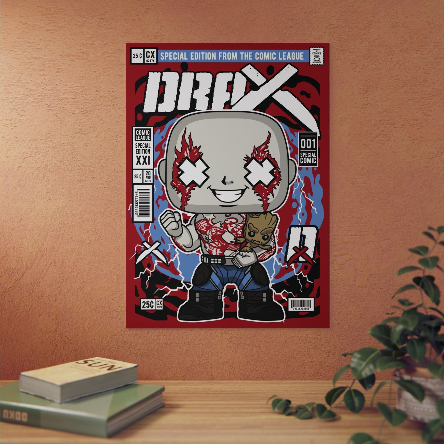 Drax Metal Poster