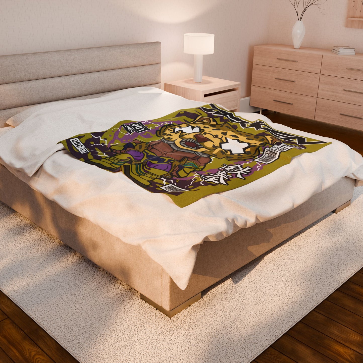 King Tekken Plush Blanket