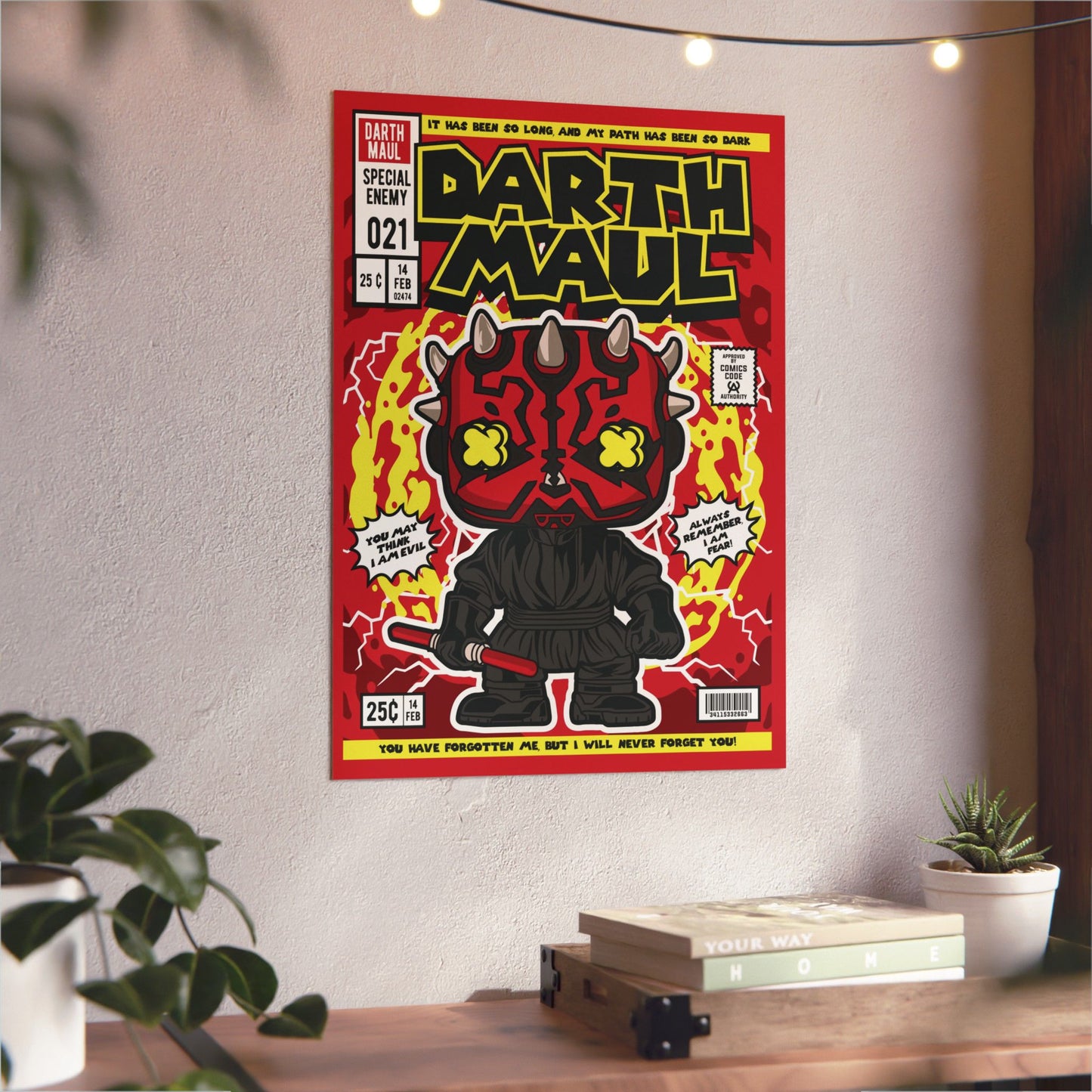 Darth Maul Metal Poster