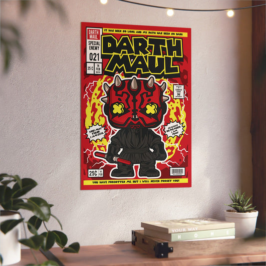 Darth Maul Metal Poster