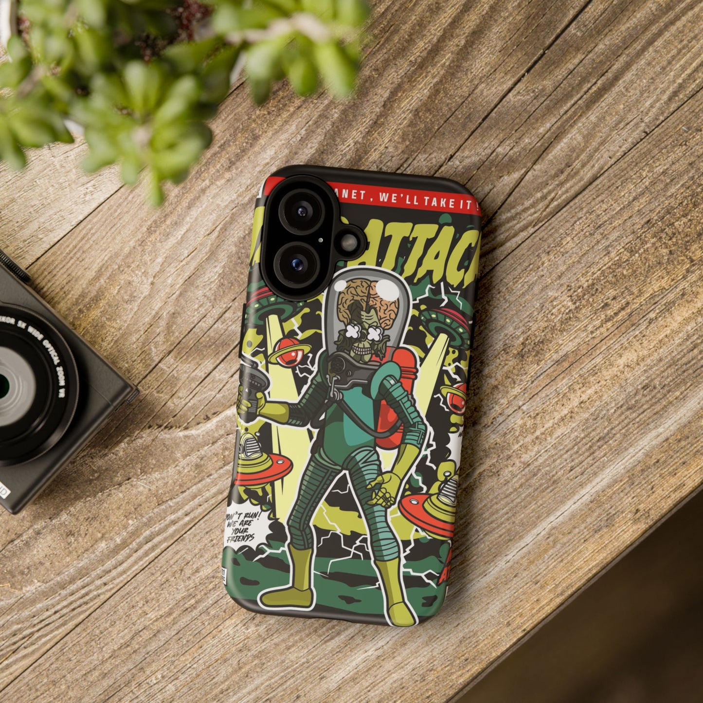 Mars Attack Comic Phone Case