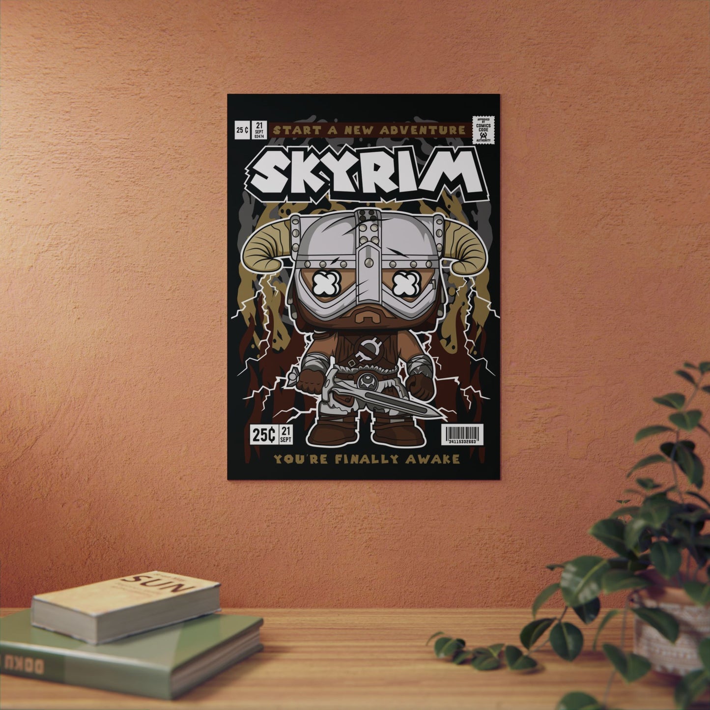 Skyrim Metal Poster