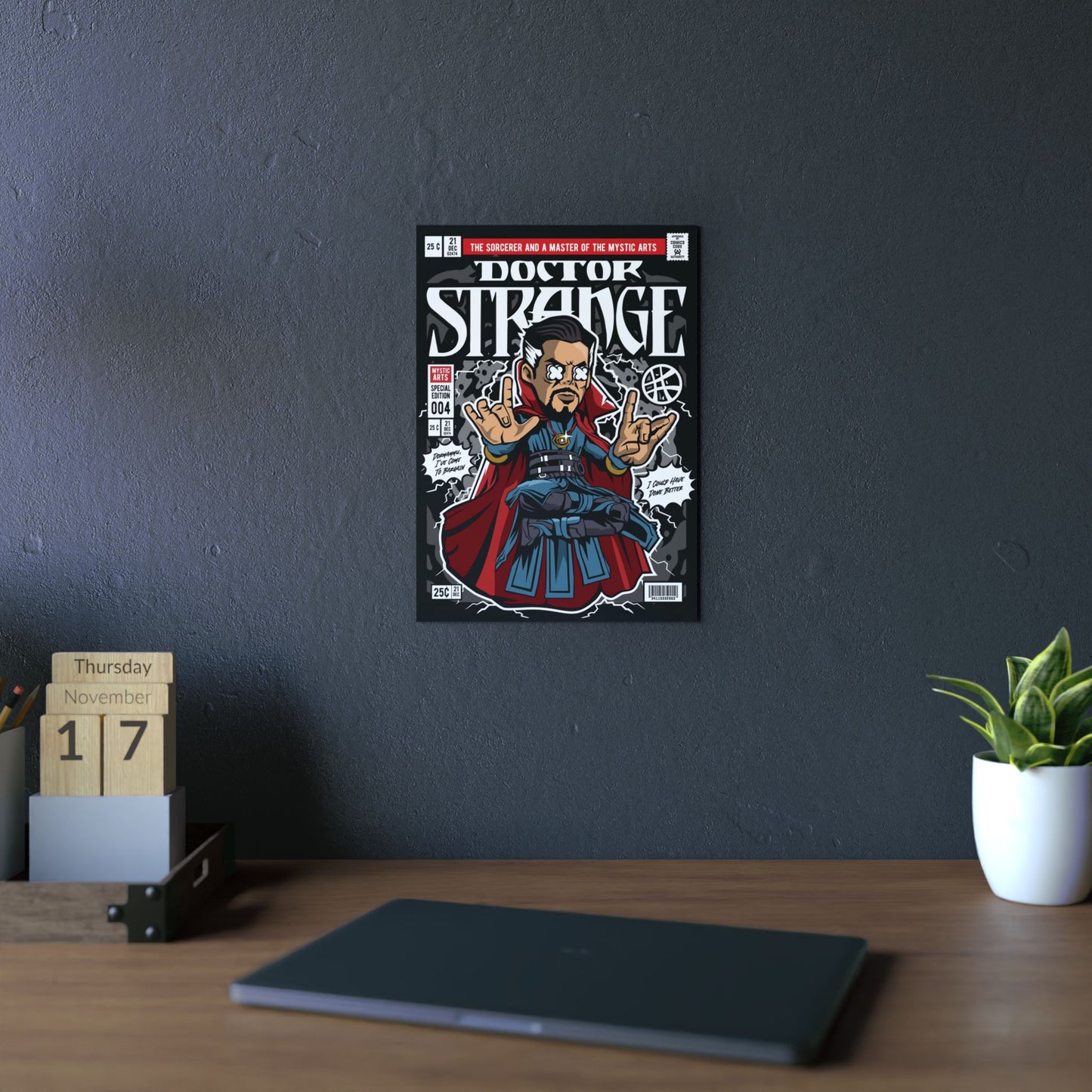 Dr Strange Metal Poster
