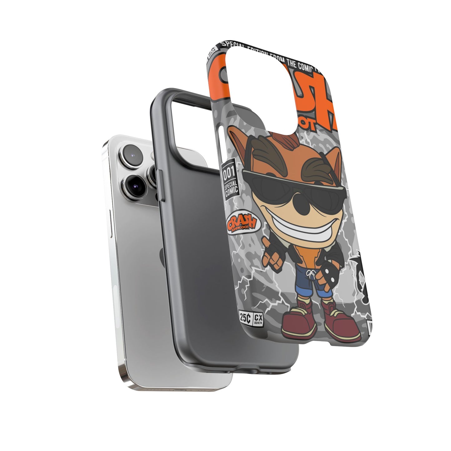 Biker Crash Phone Case