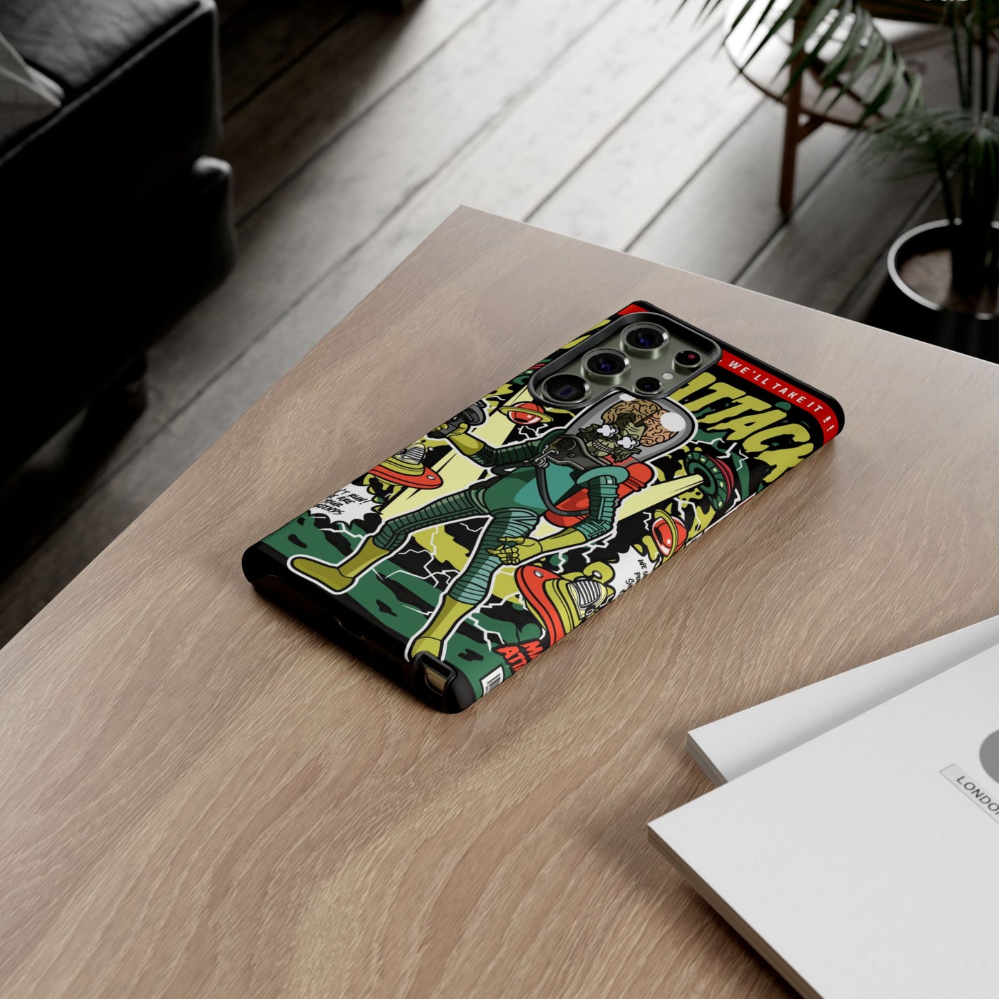 Mars Attack Comic Phone Case