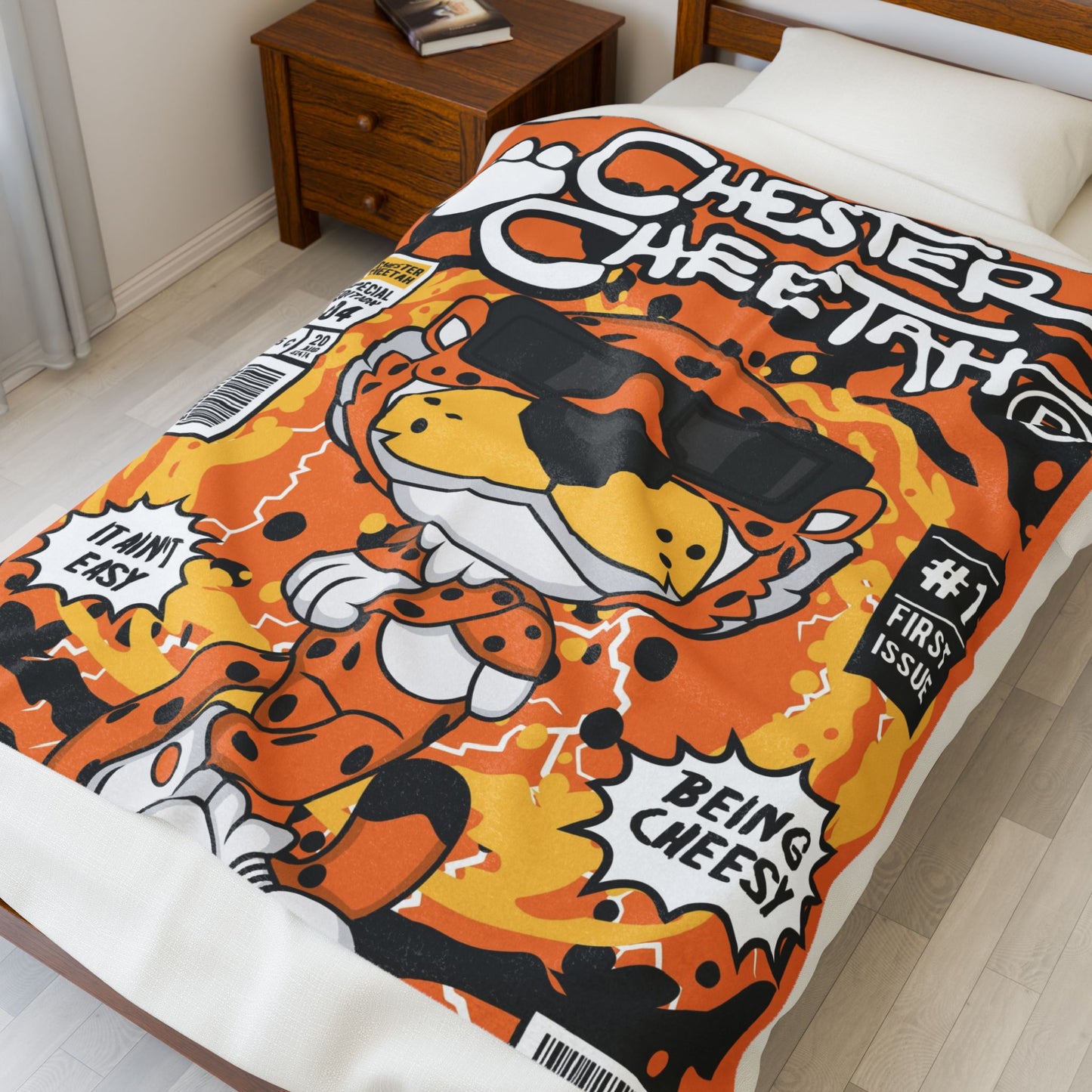 Cheeto Plush Blanket