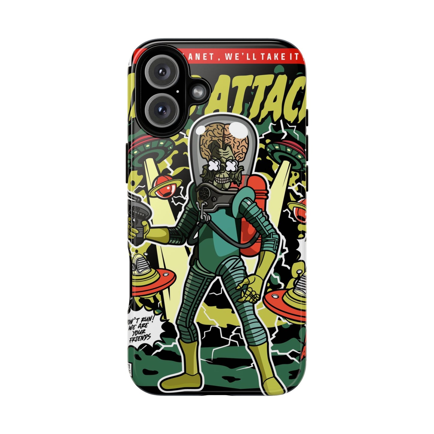 Mars Attack Comic Phone Case