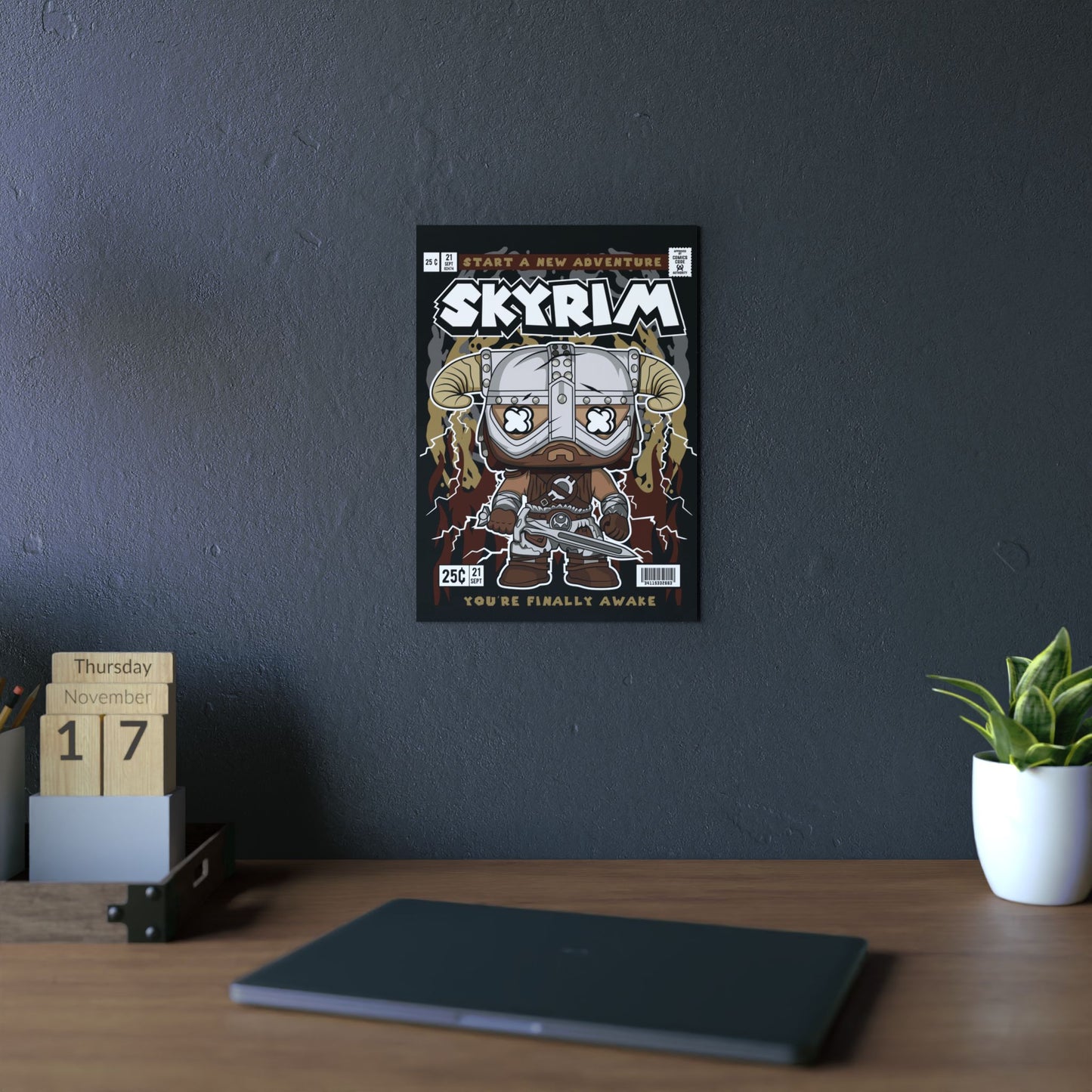 Skyrim Metal Poster